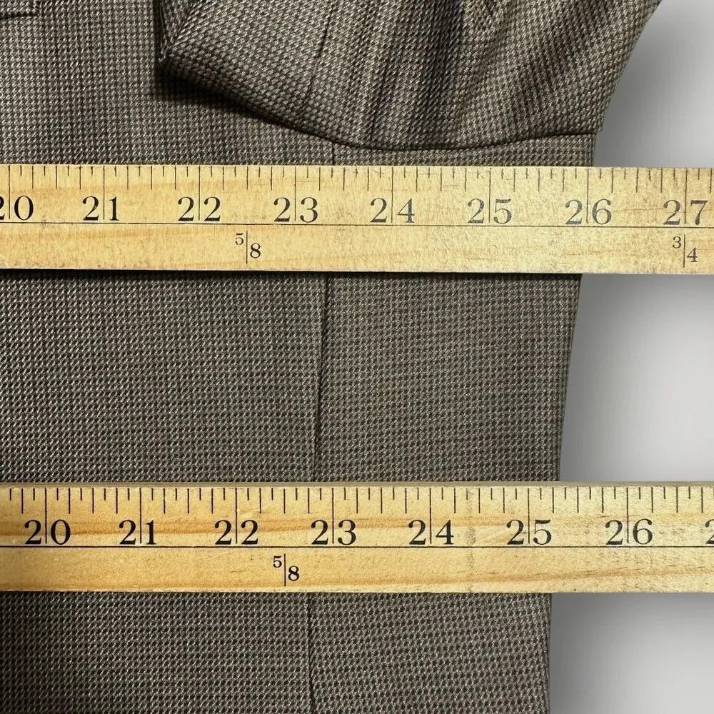 RALPH LAUREN Regular fit Mens Blazer Sport Coat Two Button Suit Jacket 50R Brown